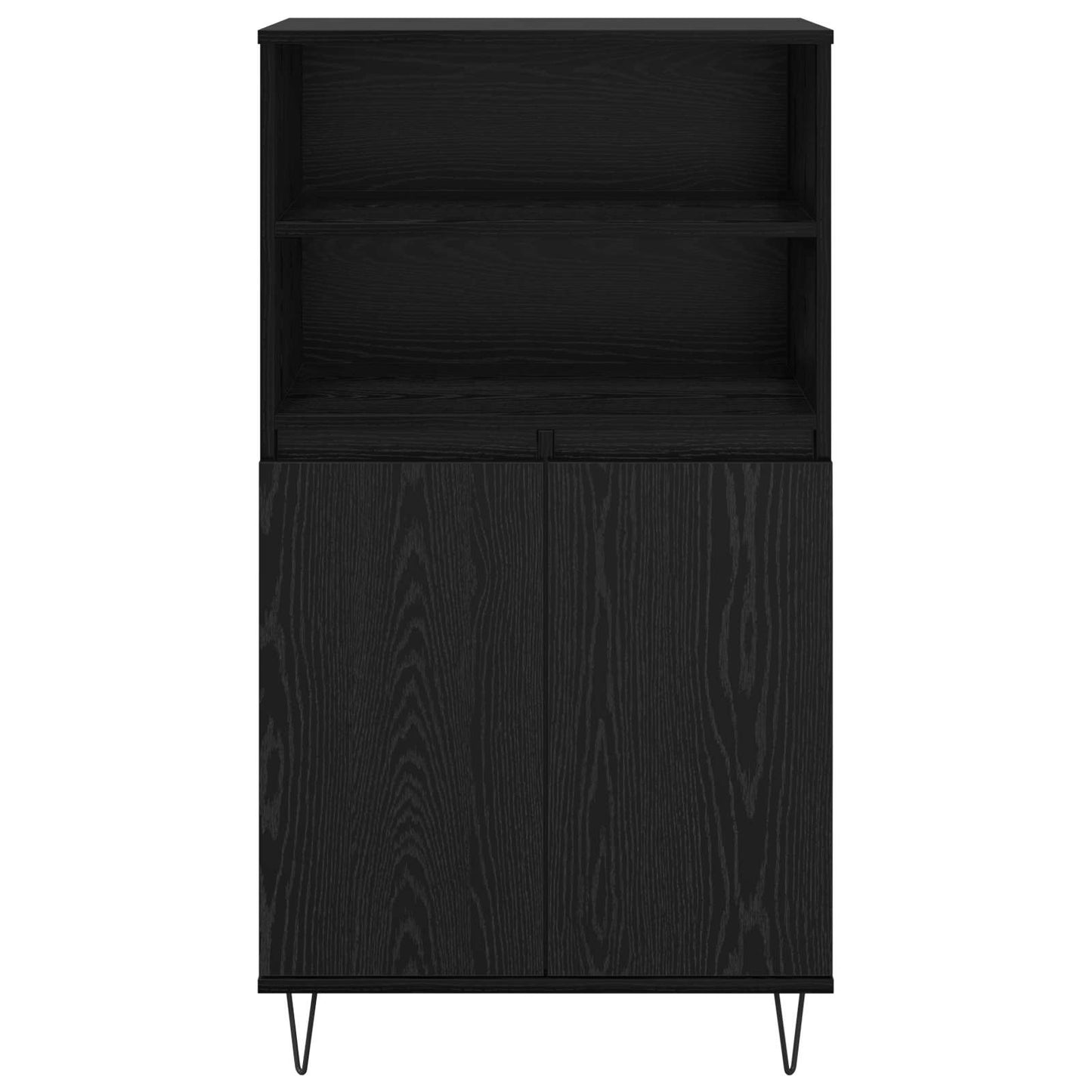 vidaXL Highboard Black 60 x 36 x 110 cm Engineered Wood 6