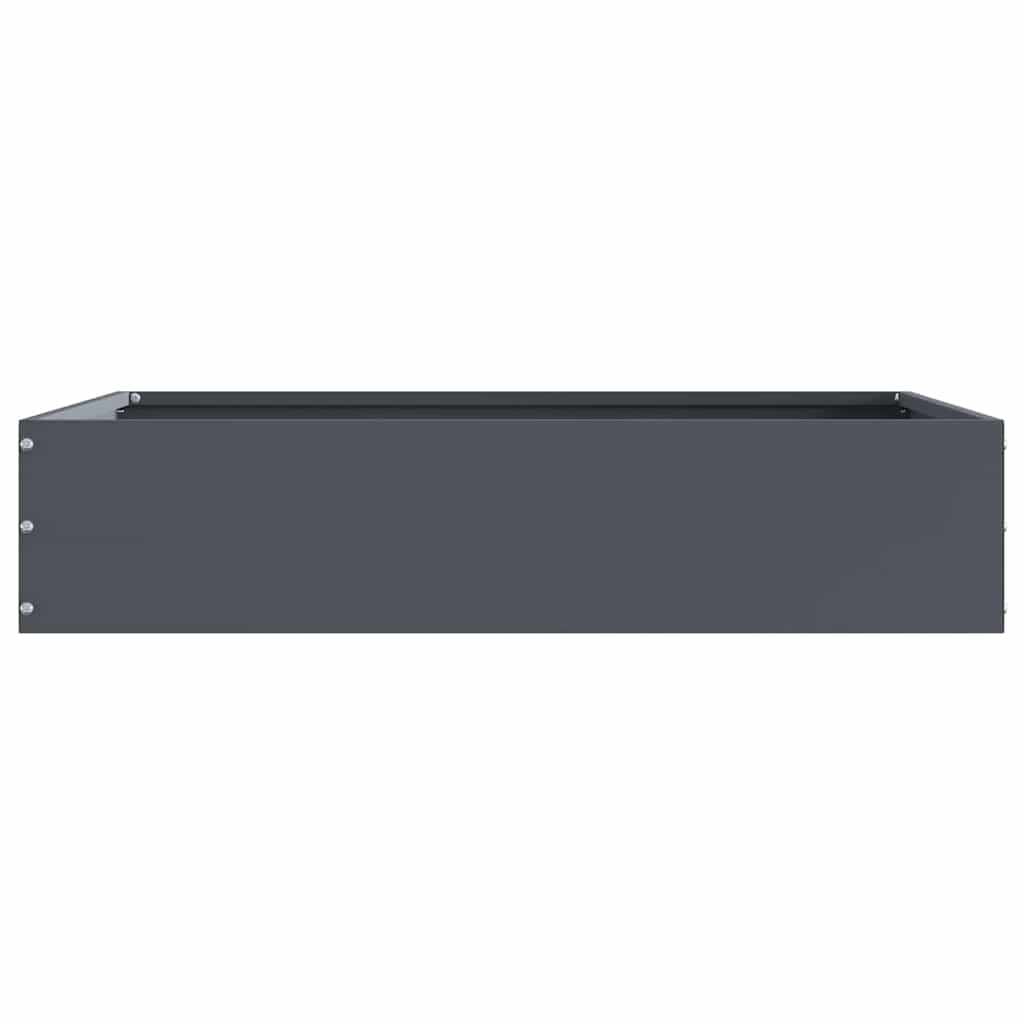 vidaXL Lawn Edging 6 pcs 60 x 60 x 13 cm Steel Anthracite 6