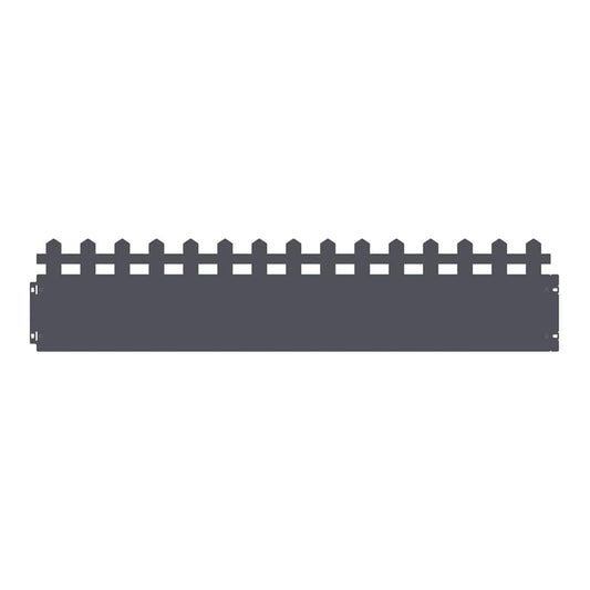 Lawn Edgings 103 x 0.05 x 22 cm Steel 10 Fence Anthracite