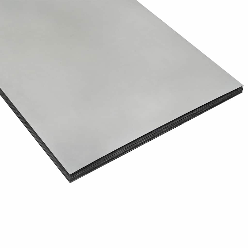vidaXL Lawn Edgings 20 pcs 103 x 0.05 x 22 cm Galvanised Steel Silver 6