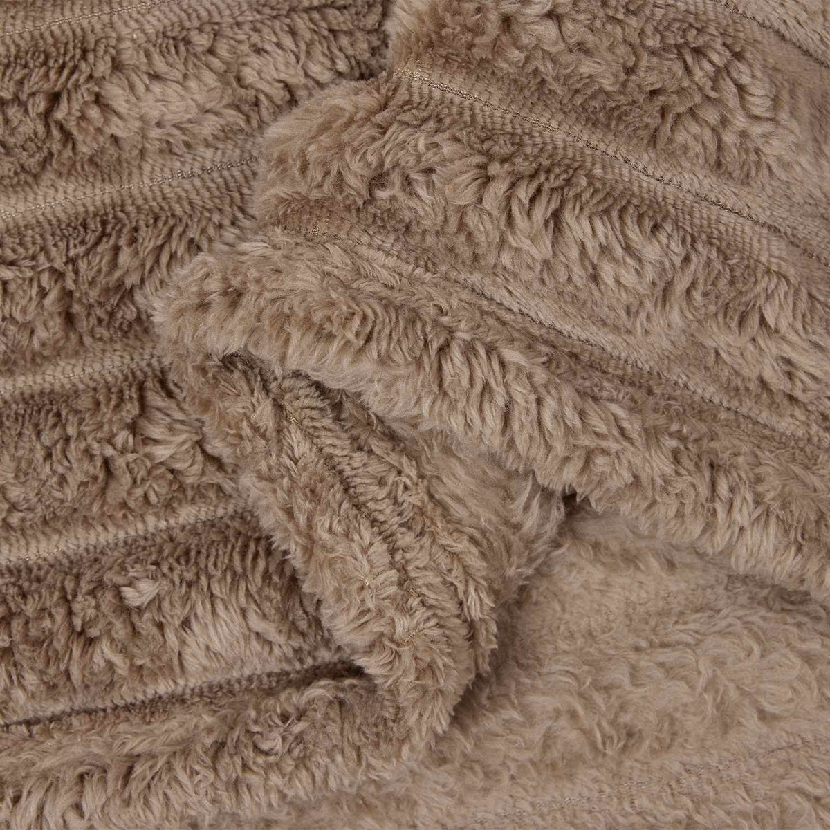 vidaXL Throw Blanket Camel 270 x 240 cm 1.85 kg Fleece 6