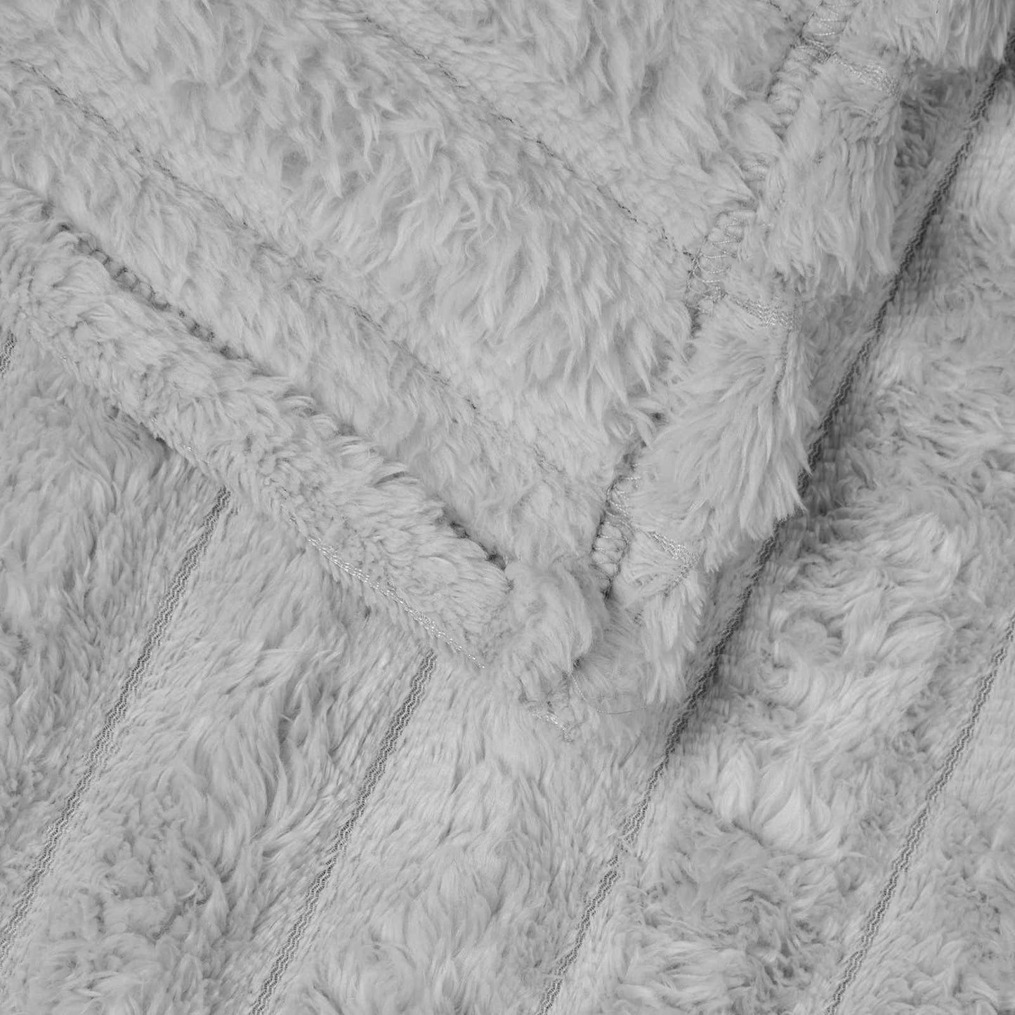 vidaXL Throw Blankets 6 pcs Grey 150 x 130 cm 2.85 kg Fleece 6