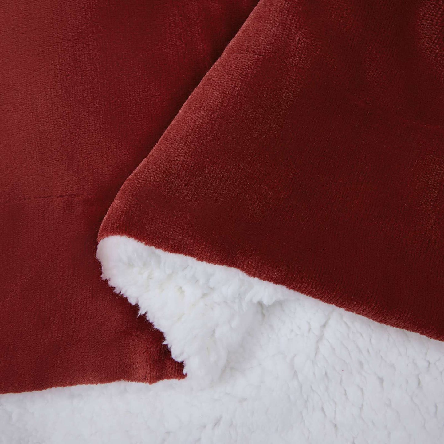 vidaXL Throw Blanket Bordeaux Red 220 x 240 cm 2.67 kg Fleece 6
