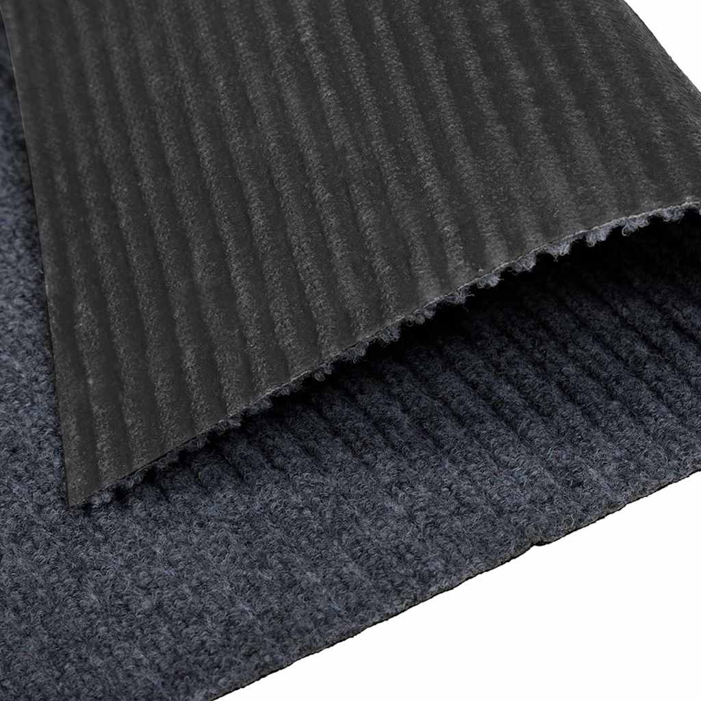 vidaXL Carpet Runner Grey 80 x 400 cm Fabric 6