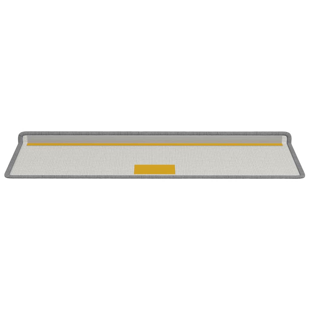 vidaXL Self-adhesive Stair Mats 15 pcs 65 x 21 x 4 cm Non-Slip Grey 6