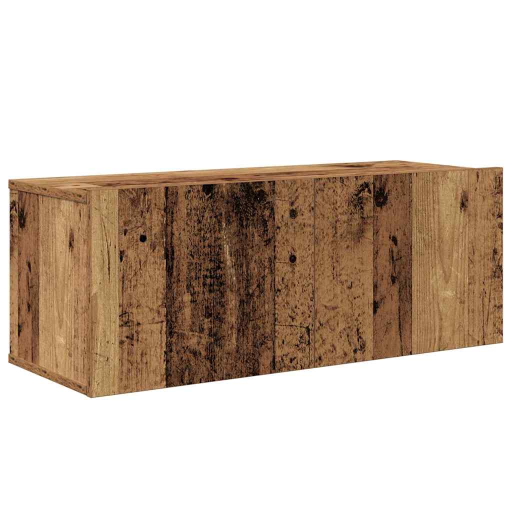 vidaXL TV Cabinet Set 2 pcs Old Wood Engineered Wood 6