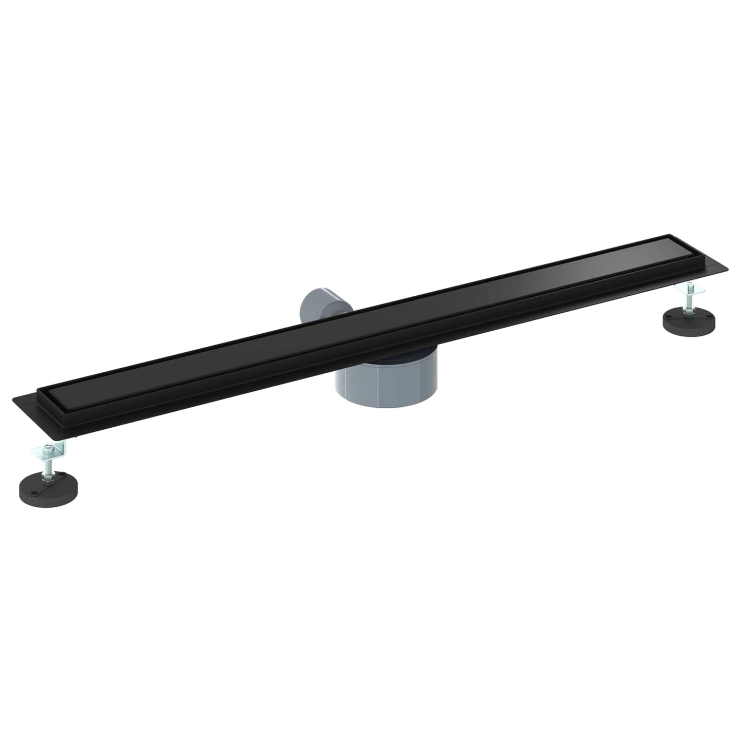 vidaXL Shower Drain 2-in-1 with 360° Siphon Black 80 cm 6