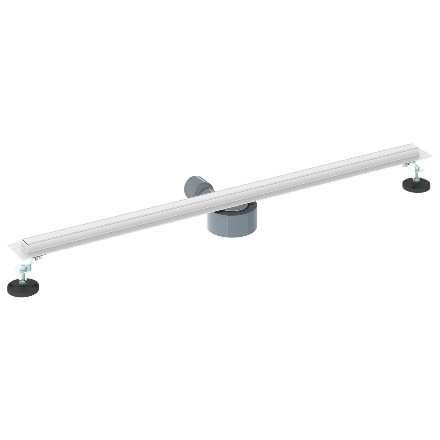 vidaXL 360° Shower Drain with Slim Model Silver 90 cm 6