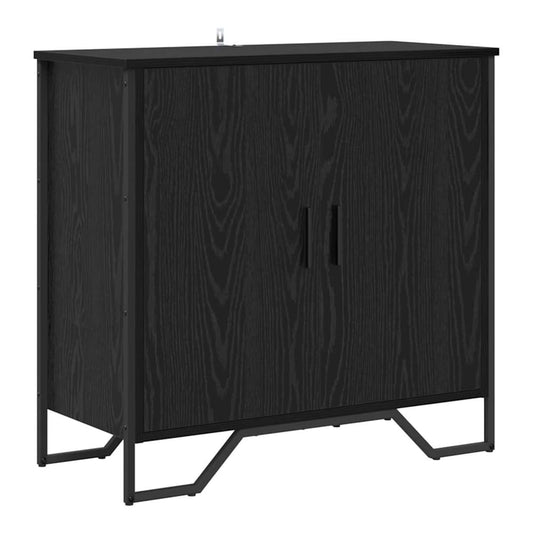 Sideboard 78x35,5x74,5 cm Engineered Wood Black oak