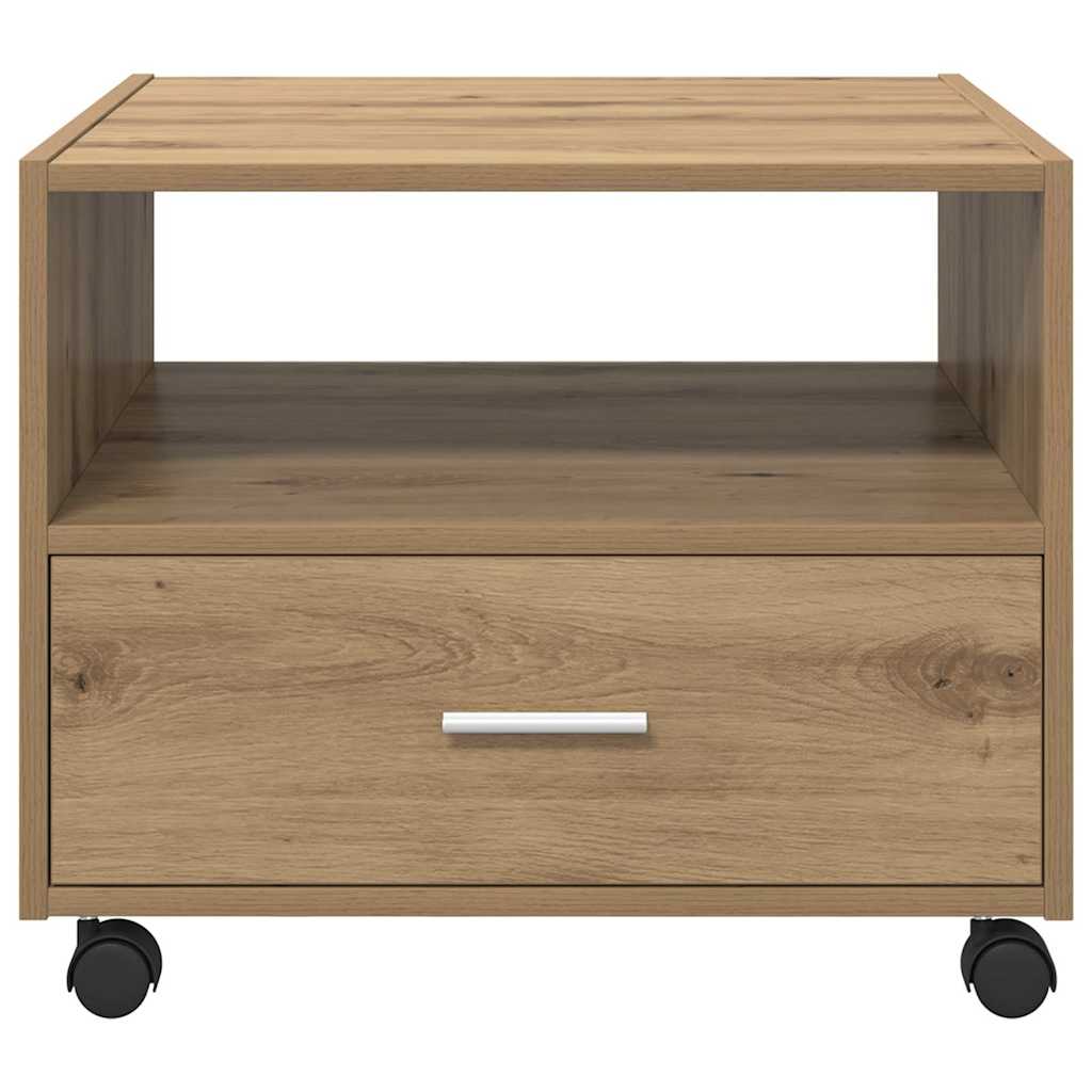 vidaXL Coffee Table Artisan Oak 55 x 55 x 45cm Engineered Wood 6