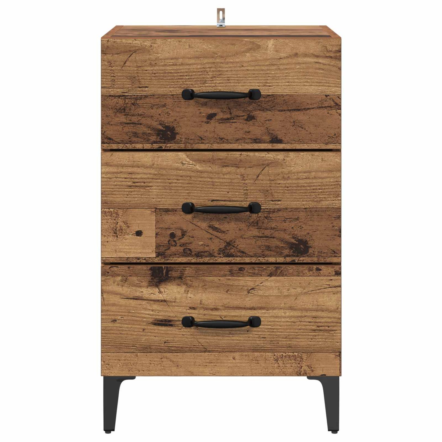 vidaXL Bedside Cabinet Old Wood 40 x 40.5 x 66 cm Engineered Wood 6