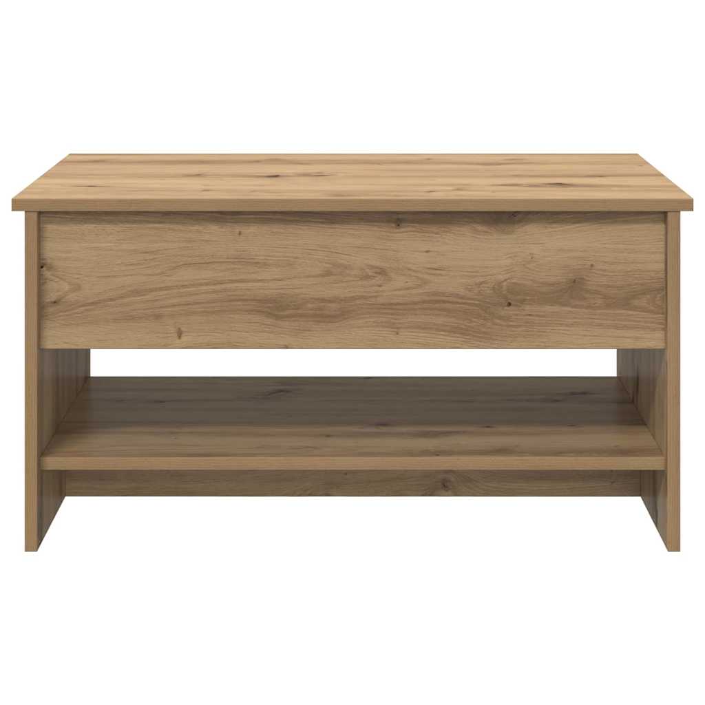 vidaXL Coffee Table Artisan Oak 80 x 50.5 x 41.5 cm Engineered Wood 6
