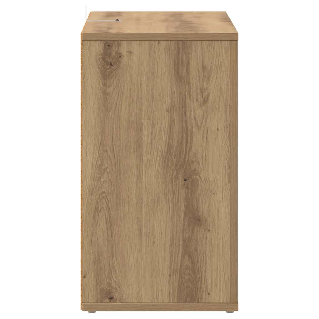 vidaXL Sideboard Artisan Oak 80 x 30 x 53 cm Engineered Wood 6