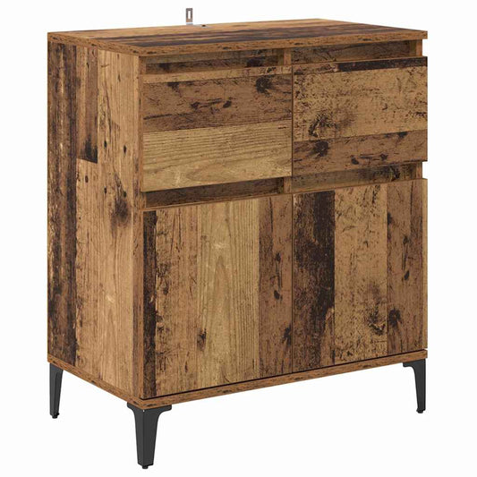 vidaXL Sideboard Old Wood 60 x 35 x 70 cm Engineered Wood and Iron 2