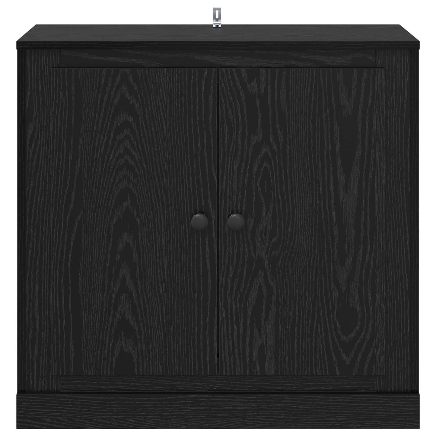 vidaXL Sideboard 70 x 35.5 x 67.5 cm Black Oak Engineered Wood 6
