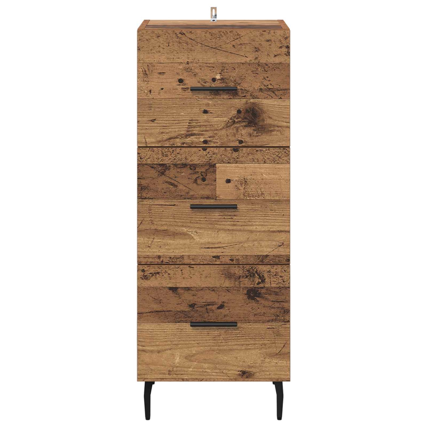 vidaXL Sideboard Old wood 34 x 34.5 x 90 cm Engineered Wood 6