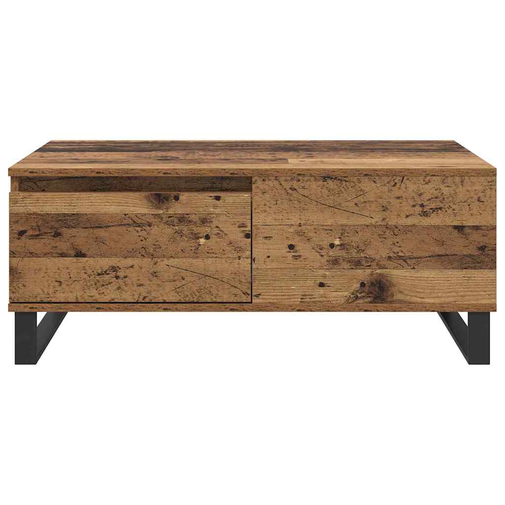 vidaXL Coffee Table Old Wood 90 x 50 x 36.5 cm Engineered Wood 6