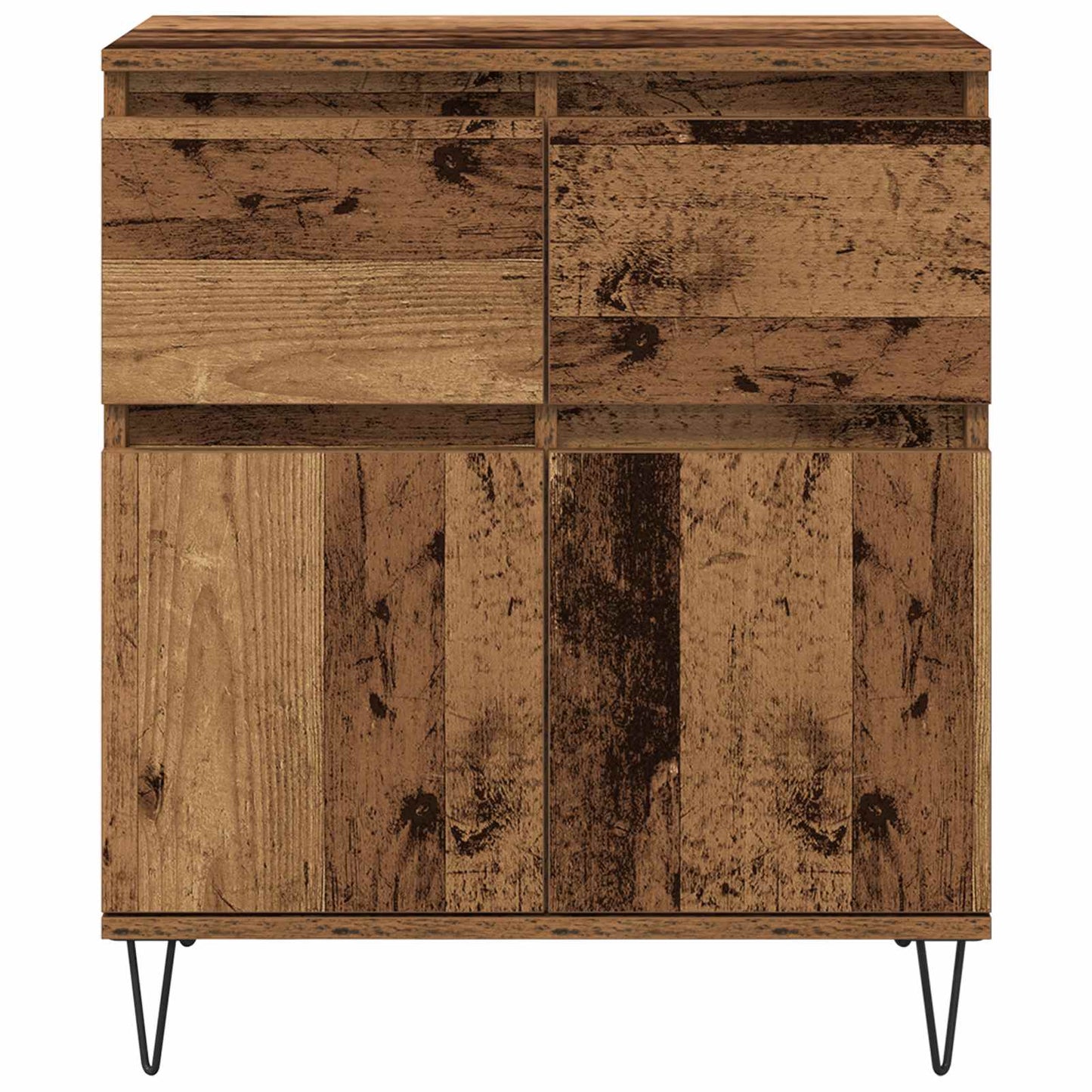 vidaXL Sideboard Old Wood 60 x 35 x 70 cm Engineered Wood and Iron 6