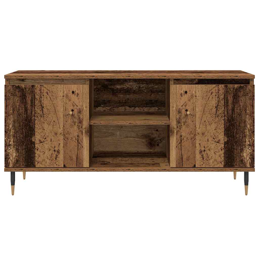 vidaXL TV Cabinet 104 x 35 x 50 cm Old Wood Engineered Wood 6