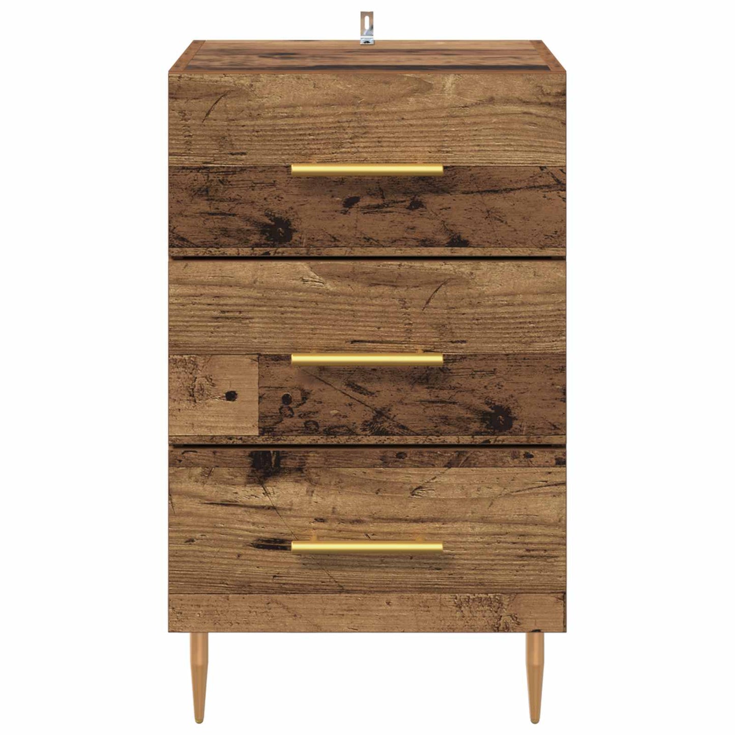 vidaXL Bedside Cabinet Old Wood 40 x 40 x 66 cm Engineered Wood 6