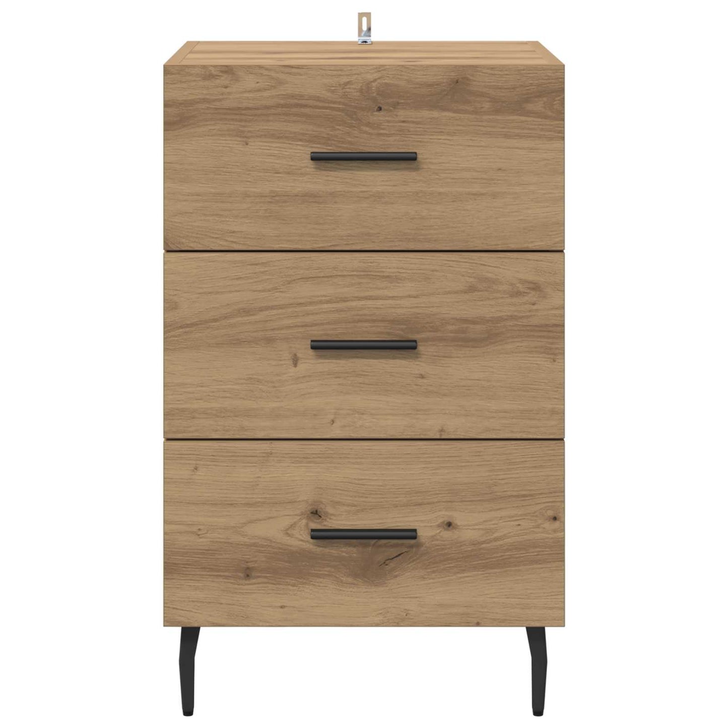 vidaXL Bedside Cabinet Artisan Oak 40 x 40 x 66 cm Engineered Wood 6