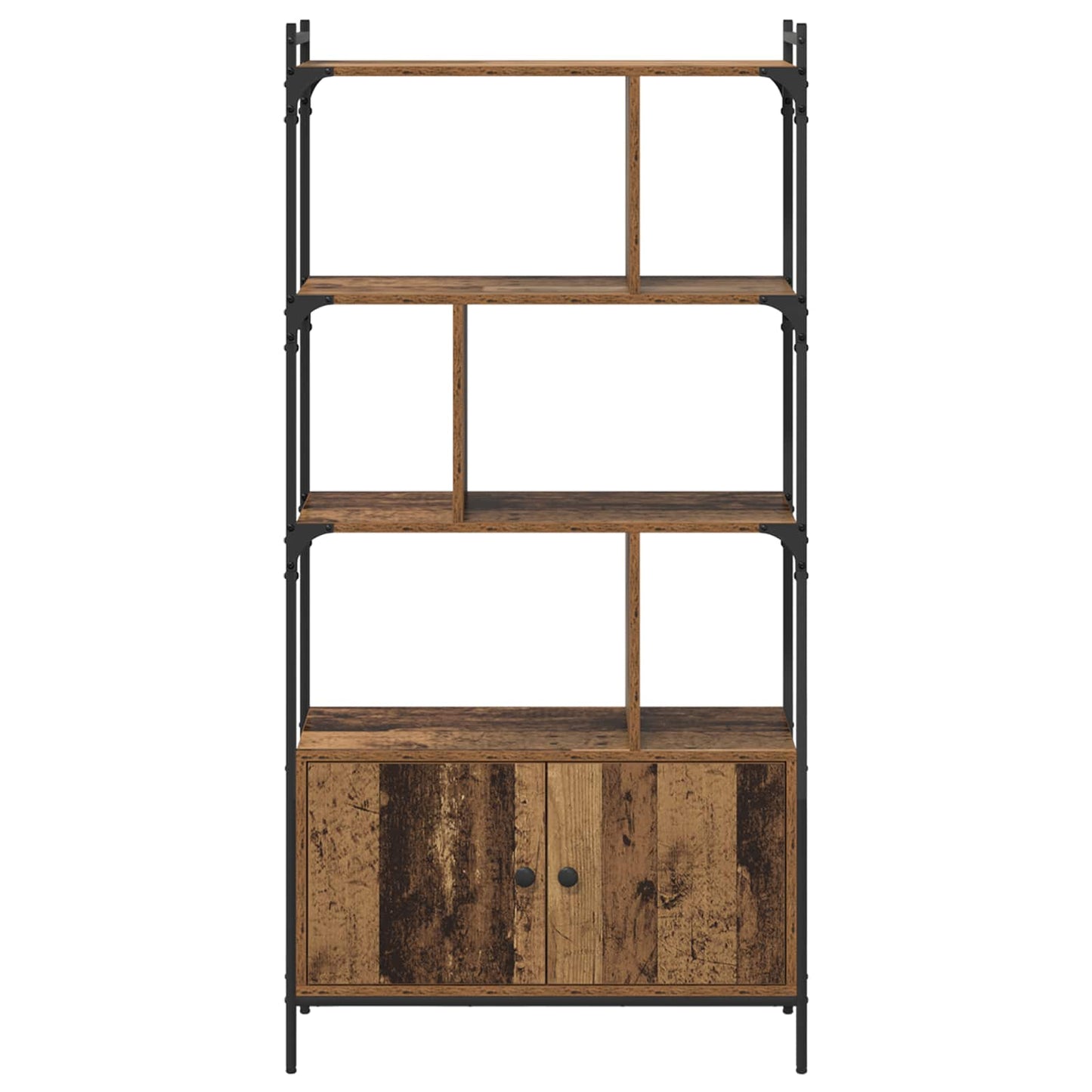 vidaXL Bookcase 6-Tier 76.5 x 30 x 154.5 cm Engineered Wood 6