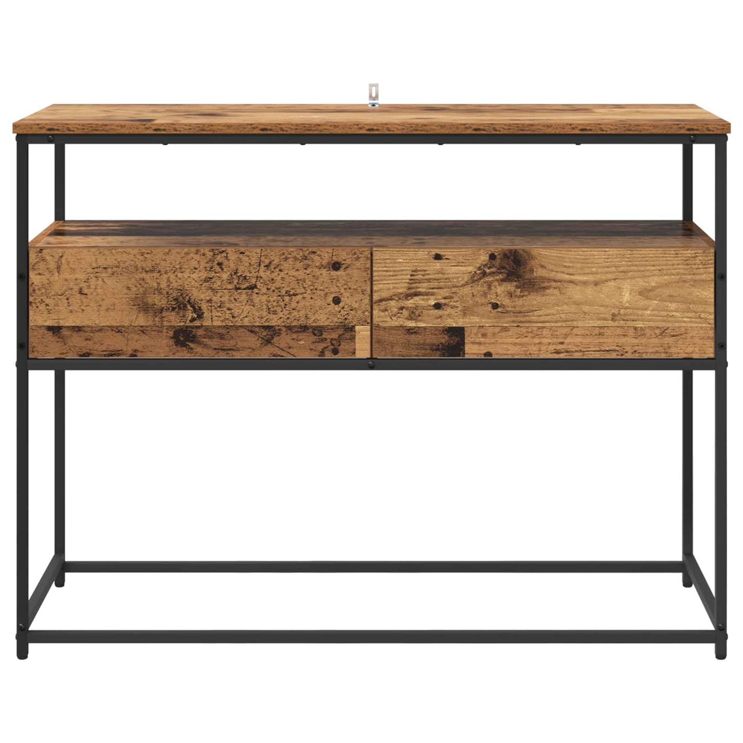 vidaXL Console Table Old Wood 100 x 40 x 75 cm Engineered Wood 6