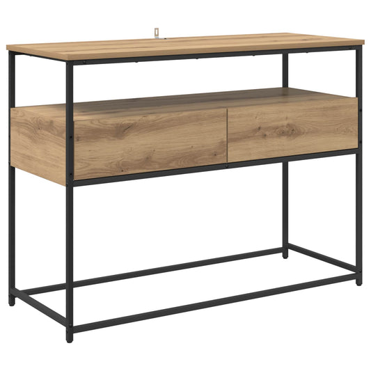 Console Table 75x40x75 cm Engineered Wood Artisan oak 100 cm