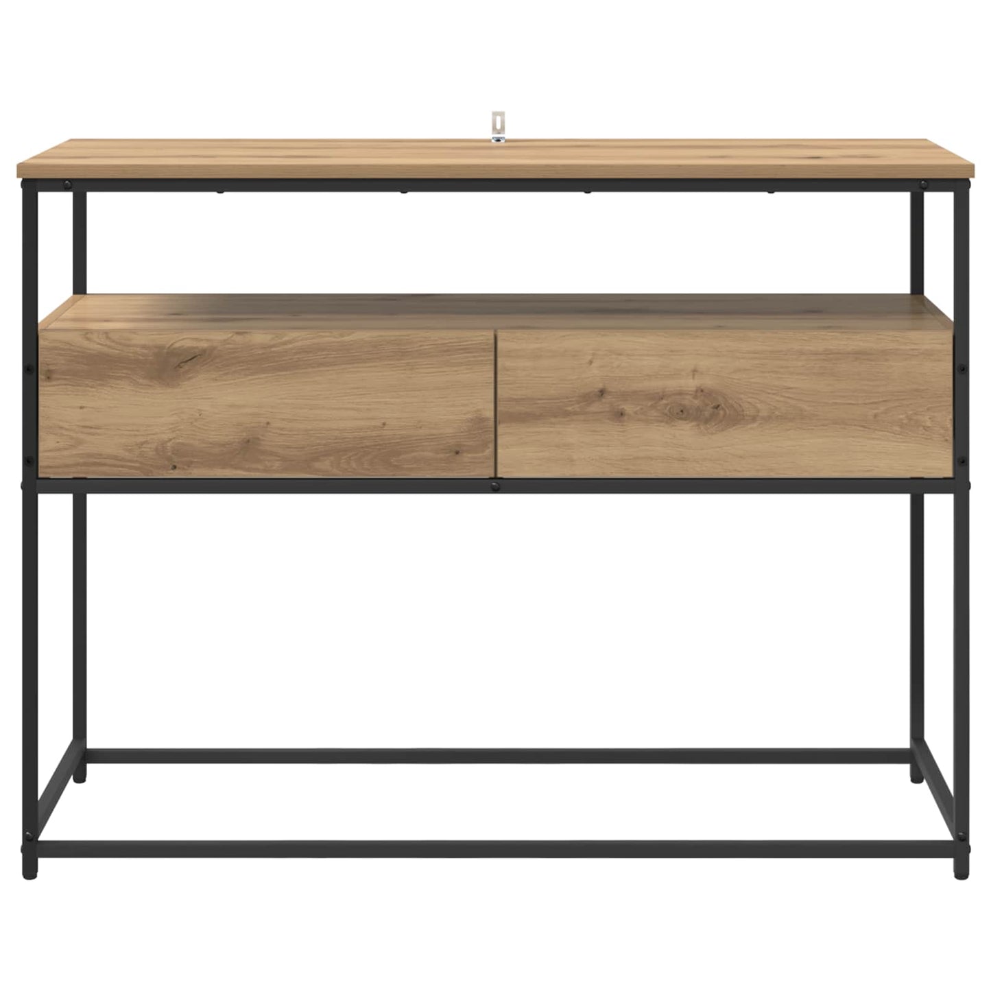 vidaXL Console Table Artisan Oak 100 x 40 x 75 cm Engineered Wood 6
