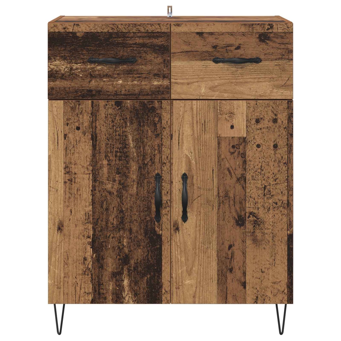 vidaXL Sideboard Old Wood 69.5 x 34 x 90 cm Engineered Wood 6