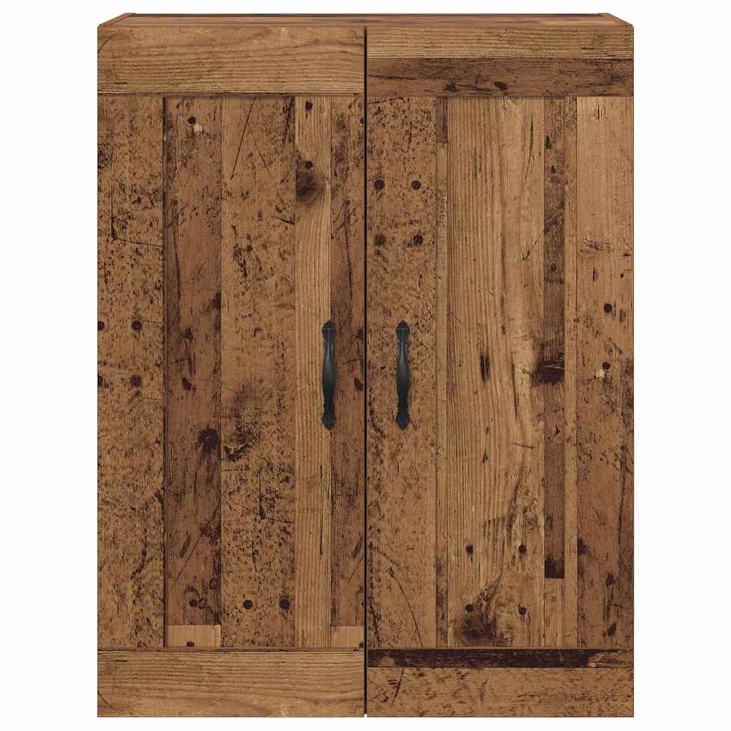 vidaXL Wall Mounted Cabinet Old Wood 69.5 x 34 x 90 cm Engineered Wood 6