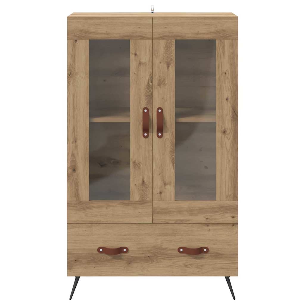 vidaXL Highboard Artisan Oak 69.5 x 31 x 115 cm 6