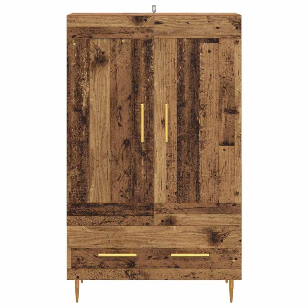 vidaXL Highboard Old Wood 69.5 x 31 x 115 cm Engineered Wood 6