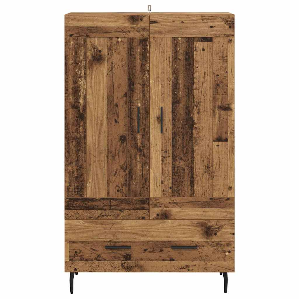 vidaXL Highboard Old Wood 69.5 x 31 x 115 cm Engineered Wood 6