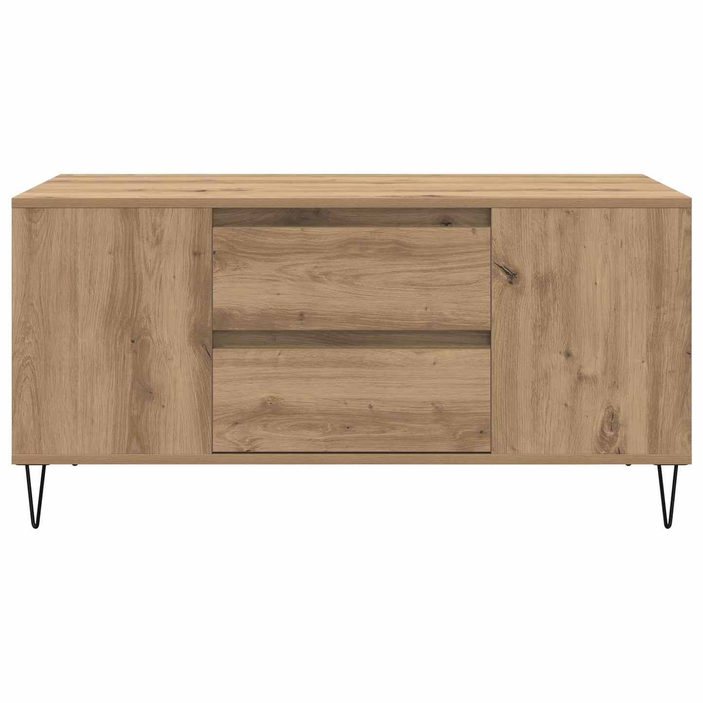 vidaXL Coffee Table Artisan Oak 102 x 44.5 x 50 cm Engineered Wood 6