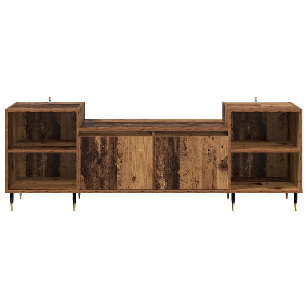 vidaXL TV Cabinet 160 x 35 x 55 cm Old Wood Engineered Wood 6