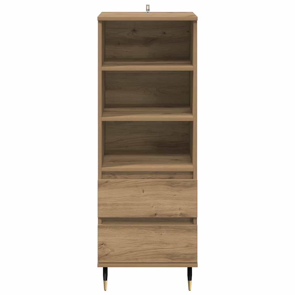 vidaXL Highboard Artisan Oak 40 x 36 x 110 cm Engineered Wood 6