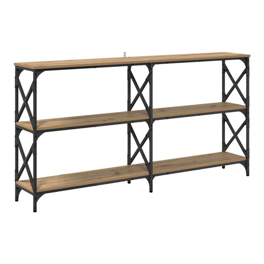 Console Table 200x28x80,5 cm Engineered Wood Artisan oak 156 cm