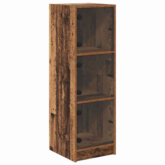 vidaXL Highboard Old Wood 35 x 37 x 109 cm Engineered Wood 2
