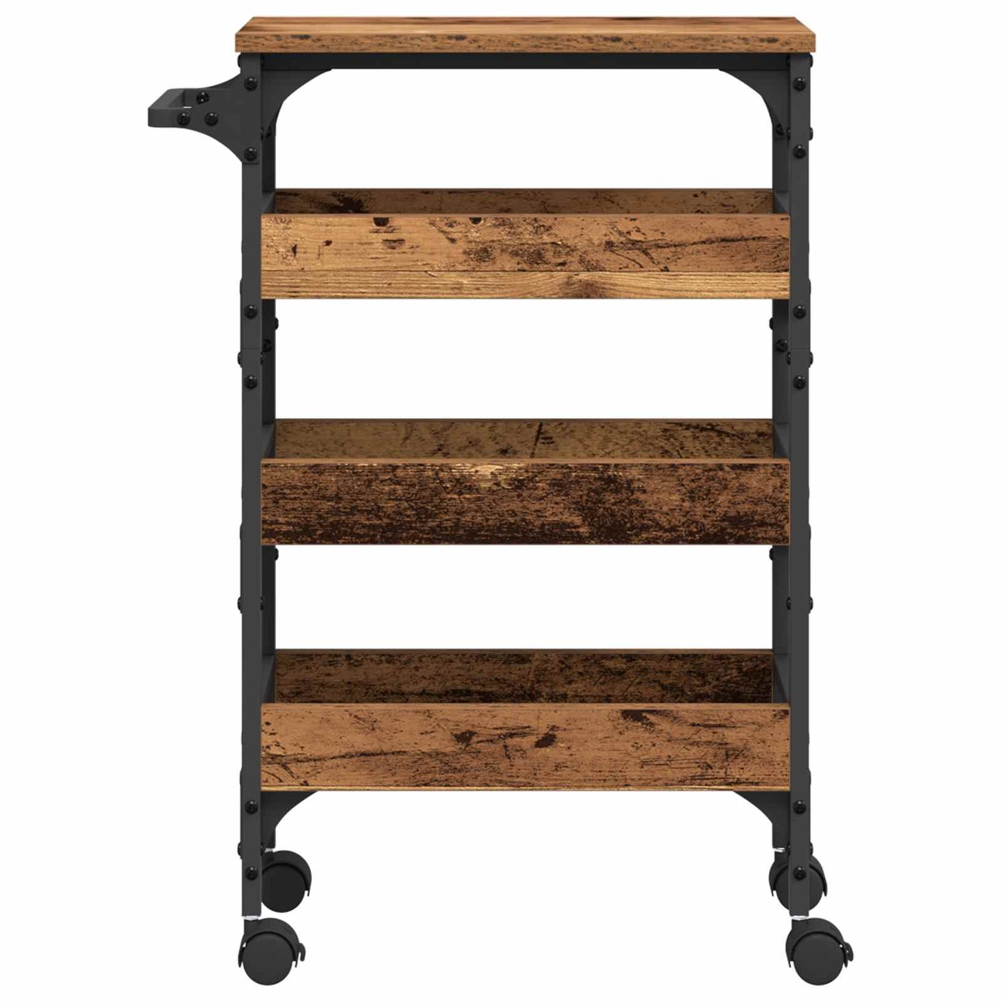 vidaXL Kitchen Trolley Old Wood 53 x 20 x 76 cm Engineered Wood 6