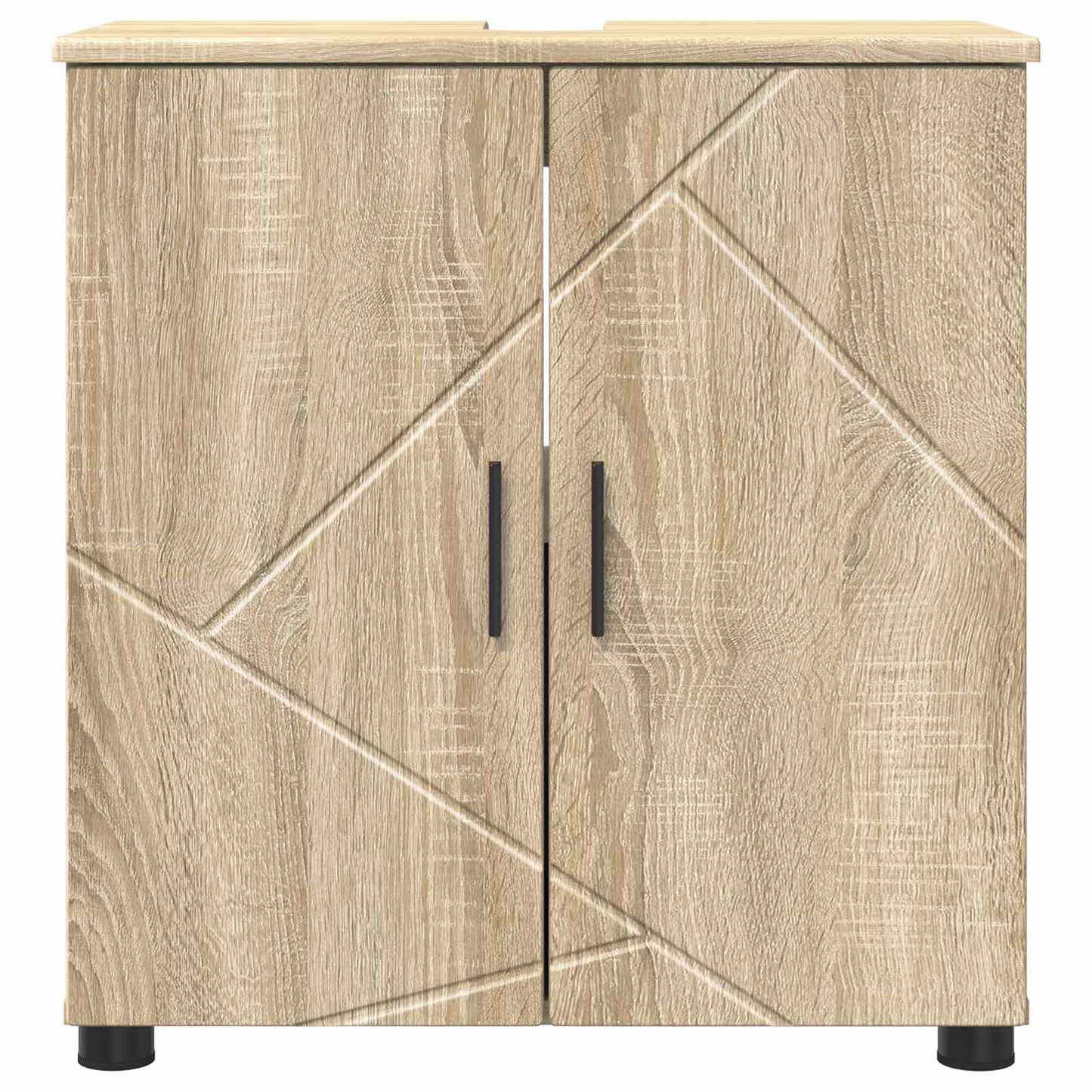 vidaXL Bathroom Cabinet Sonoma Oak 61 x 35 x 64 cm 6