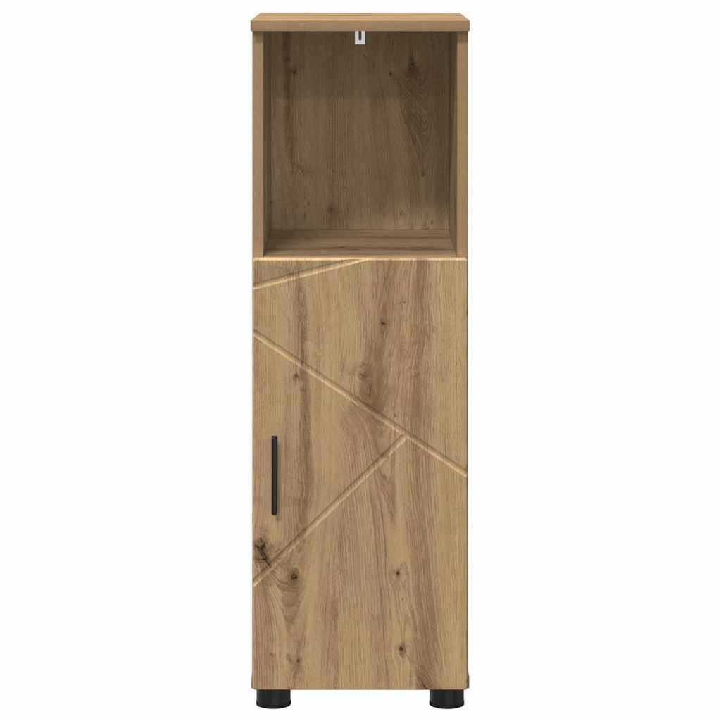 vidaXL Bathroom Cabinet Artisan Oak 30 x 35 x 95 cm 6