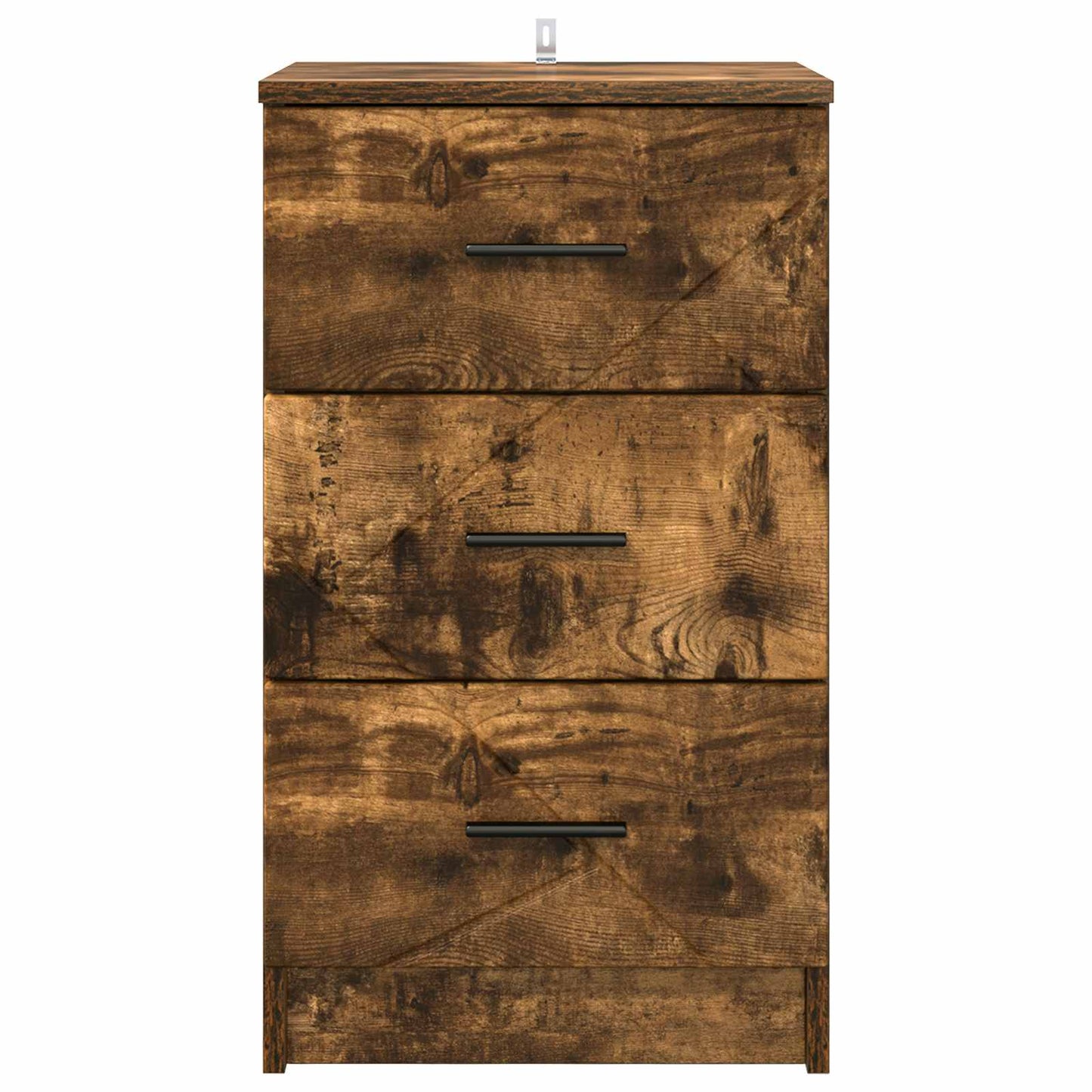 vidaXL Bedside Cabinet Smoked oak 38 x 38 x 66 cm Engineered wood 6