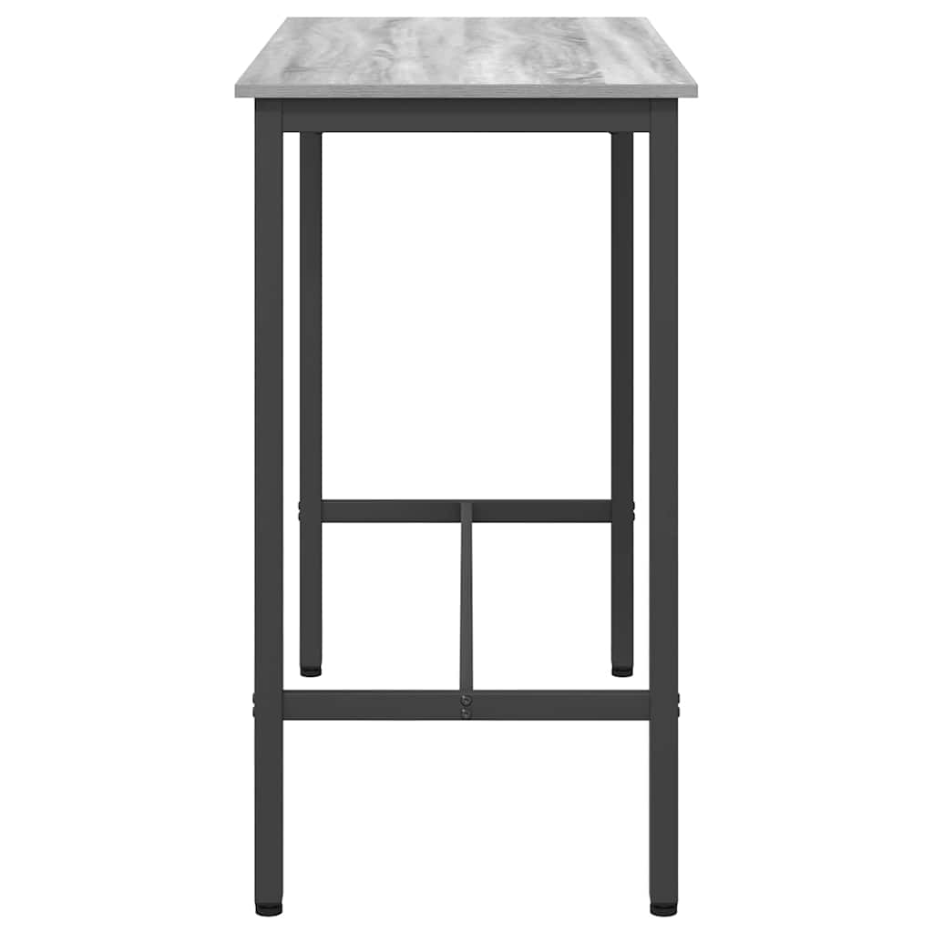 vidaXL Table Grey Sonoma 100 x 50 x 90.5 cm Engineered Wood and Steel 6