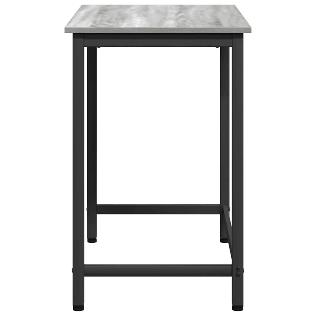 vidaXL Table Grey Sonoma 100 x 50 x 76.5 cm Engineered Wood and Steel 6