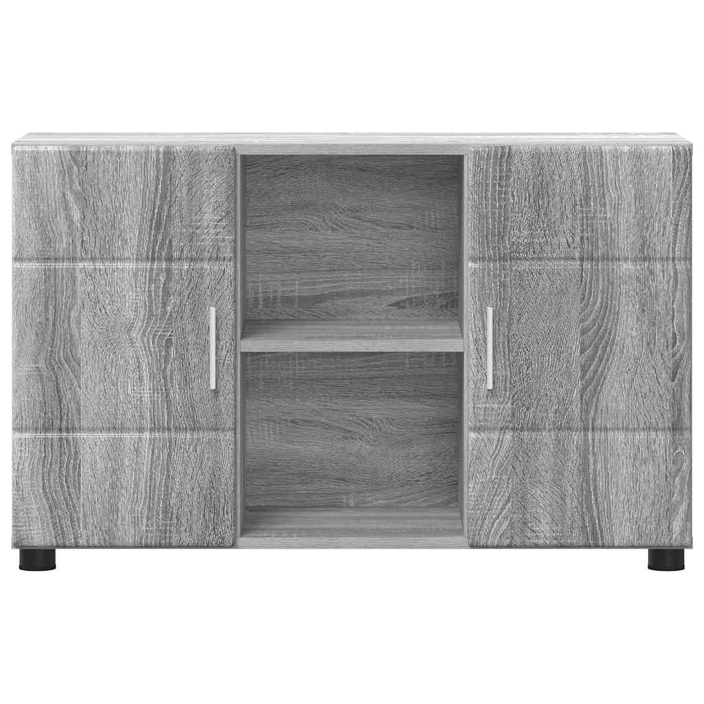 vidaXL Sideboard FLORIN 88.5 x 30.5 x 55.5 cm Grey Sonoma 6