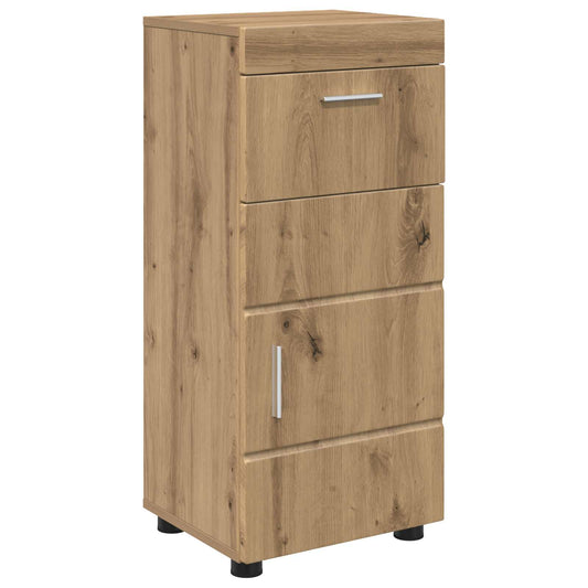 Bathroom Cabinet Set TULUM 37 x 31.5 x 82 cm Cabinet with drawer Artisan oak