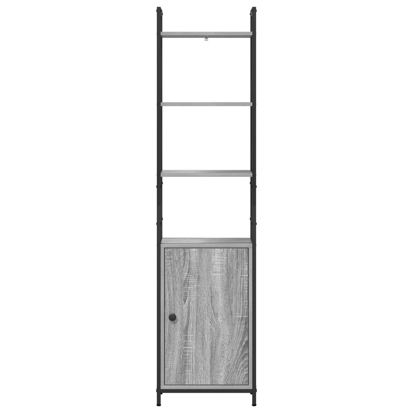 vidaXL Book Cabinet 6-Tier 40 x 24 x 161 cm Engineered Wood 6