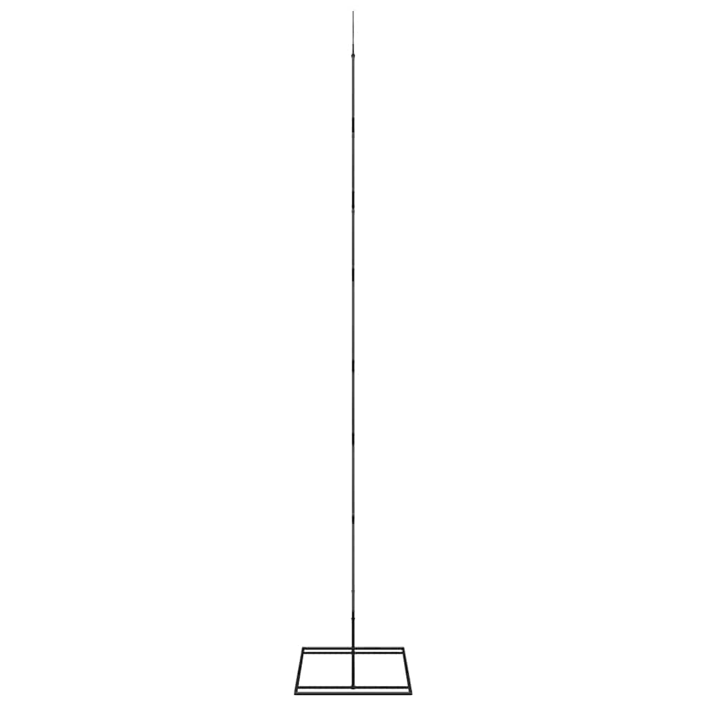 Metal Christmas Tree Black 210 cm