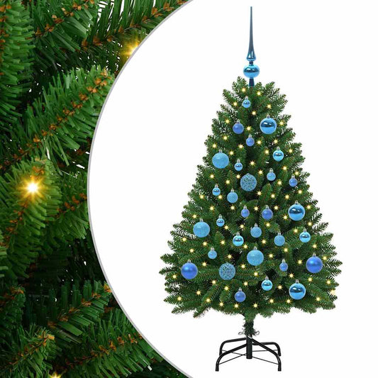 vidaXL Artificial Christmas Tree 120 cm 150 LEDs Warm White Green 2